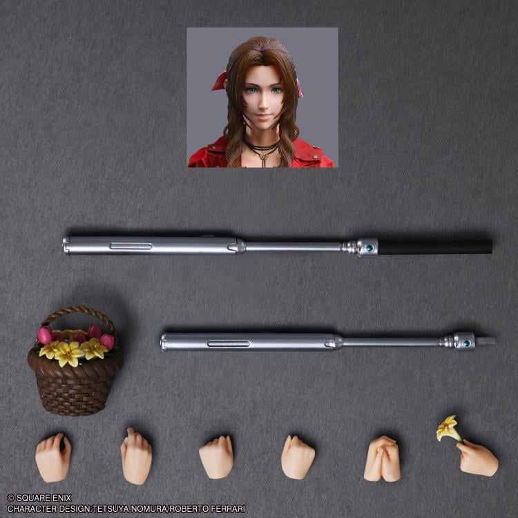 Final Fantasy VII Rebirth Play Arts Kai Aerith Gainsborough Action Figure Gallery Image 10