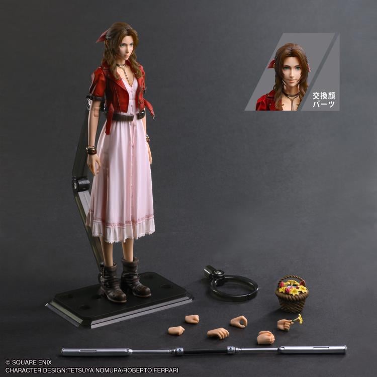 Final Fantasy VII Rebirth Play Arts Kai Aerith Gainsborough Action Figure Gallery Image 11