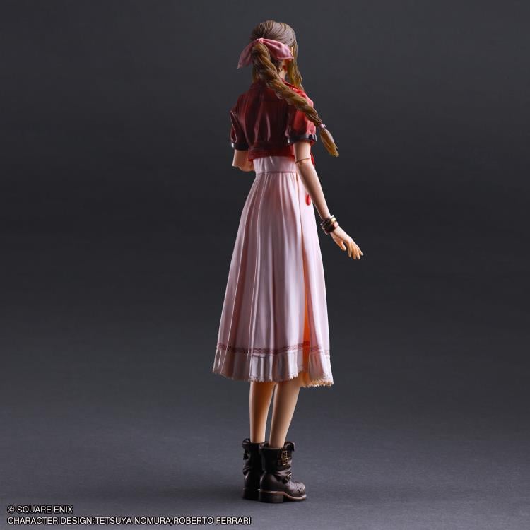 Final Fantasy VII Rebirth Play Arts Kai Aerith Gainsborough Action Figure Gallery Image 4