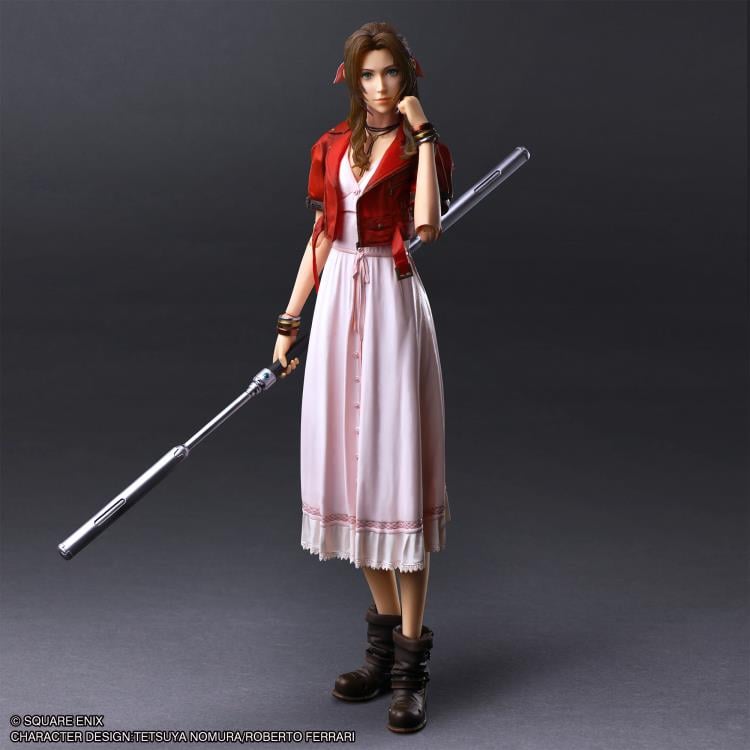 Final Fantasy VII Rebirth Play Arts Kai Aerith Gainsborough Action Figure Gallery Image 3
