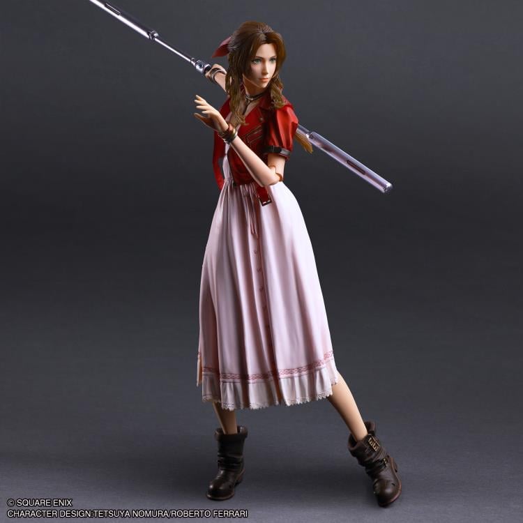 Final Fantasy VII Rebirth Play Arts Kai Aerith Gainsborough Action Figure Gallery Image 6