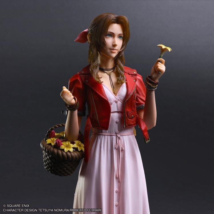 Final Fantasy VII Rebirth Play Arts Kai Aerith Gainsborough Action Figure Gallery Image 7