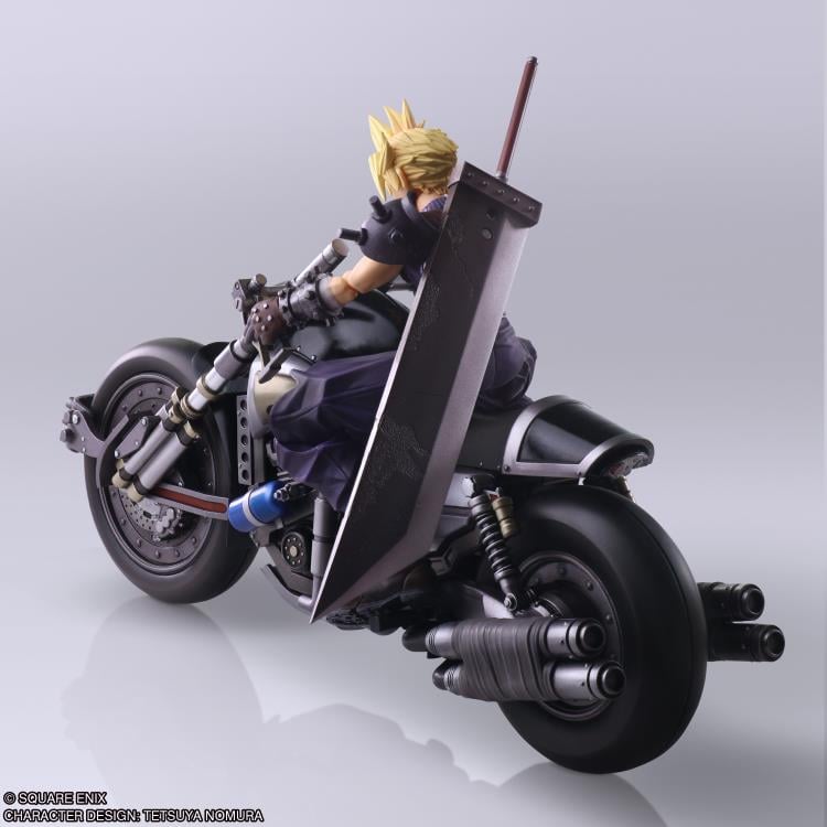 Final Fantasy VII Bring Arts Cloud Strife & Hardy-Daytona Action Figure Set Gallery Image 3