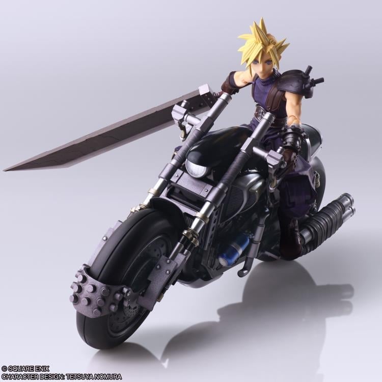 Final Fantasy VII Bring Arts Cloud Strife & Hardy-Daytona Action Figure Set Gallery Image 4