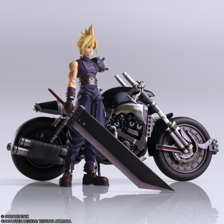 Final Fantasy VII Bring Arts Cloud Strife & Hardy-Daytona Action Figure Set Gallery Image 5