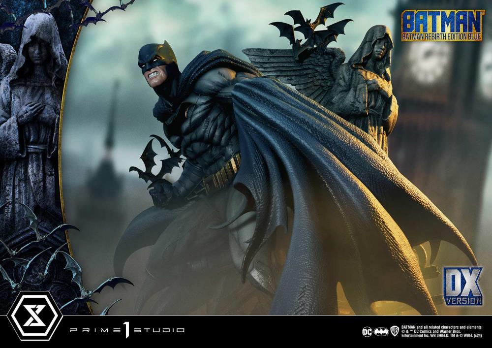 DC Rebirth Ultimate Premium Masterline Batman (Blue Ver.) Deluxe 1/4 Scale Limited Edition Statue (With Bonus) Gallery Image 64
