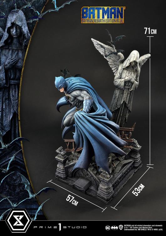 DC Rebirth Ultimate Premium Masterline Batman (Blue Ver.) Deluxe 1/4 Scale Limited Edition Statue (With Bonus) Gallery Image 5
