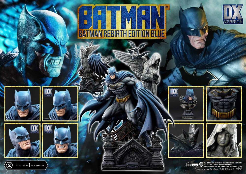 DC Rebirth Ultimate Premium Masterline Batman (Blue Ver.) Deluxe 1/4 Scale Limited Edition Statue (With Bonus) Gallery Image 106