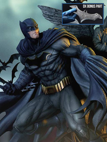 DC Rebirth Ultimate Premium Masterline Batman (Blue Ver.) Deluxe 1/4 Scale Limited Edition Statue (With Bonus) Gallery Image 2