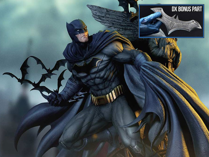DC Rebirth Ultimate Premium Masterline Batman (Blue Ver.) Deluxe 1/4 Scale Limited Edition Statue (With Bonus) Gallery Image 1