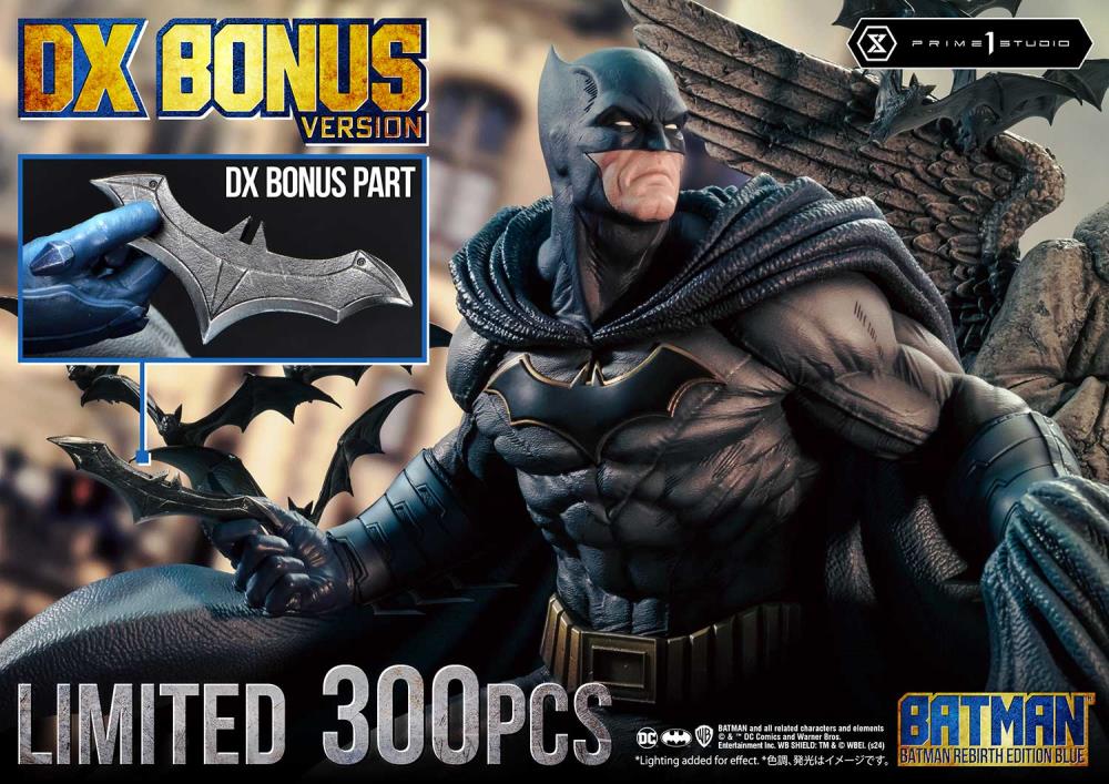 DC Rebirth Ultimate Premium Masterline Batman (Blue Ver.) Deluxe 1/4 Scale Limited Edition Statue (With Bonus) Gallery Image 105