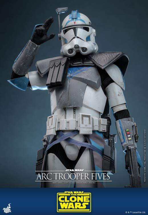 Star Wars: The Clone Wars TMS132 Arc Trooper Fives 1/6th Scale Collectible Figure Gallery Image 8