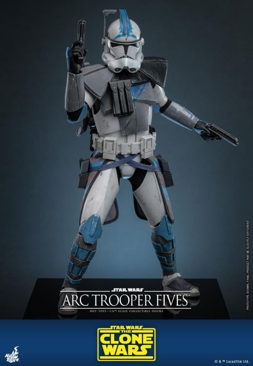 Star Wars: The Clone Wars TMS132 Arc Trooper Fives 1/6th Scale Collectible Figure Gallery Image 3