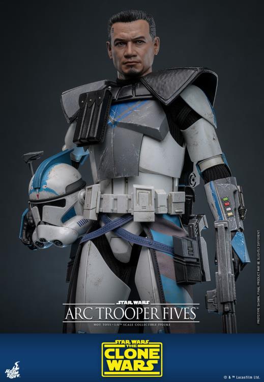 Star Wars: The Clone Wars TMS132 Arc Trooper Fives 1/6th Scale Collectible Figure Gallery Image 7