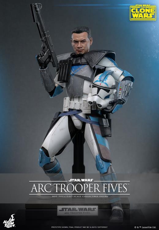 Star Wars: The Clone Wars TMS132 Arc Trooper Fives 1/6th Scale Collectible Figure Gallery Image 6