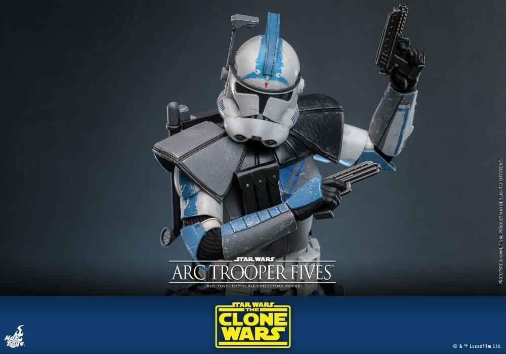 Star Wars: The Clone Wars TMS132 Arc Trooper Fives 1/6th Scale Collectible Figure Gallery Image 16