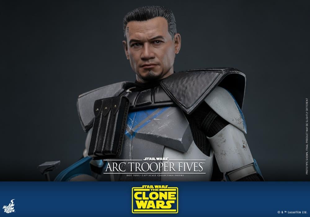Star Wars: The Clone Wars TMS132 Arc Trooper Fives 1/6th Scale Collectible Figure Gallery Image 11