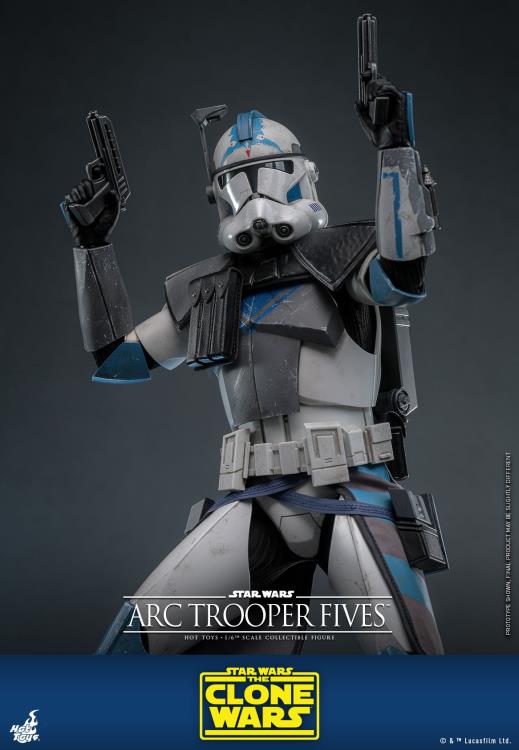 Star Wars: The Clone Wars TMS132 Arc Trooper Fives 1/6th Scale Collectible Figure Gallery Image 14