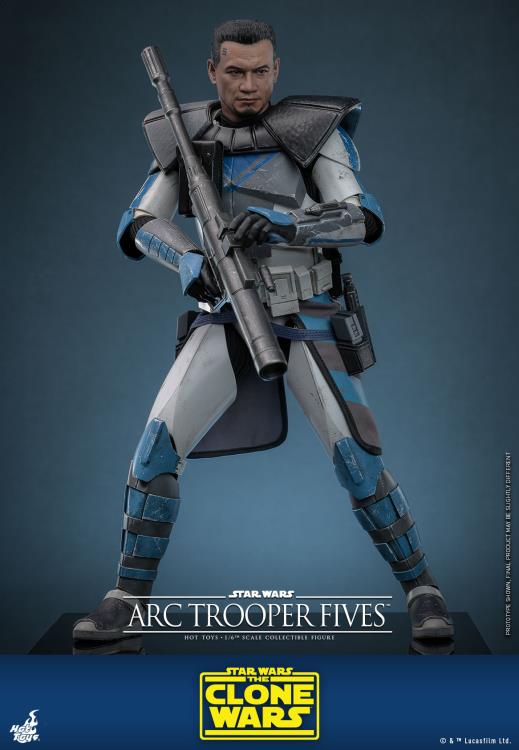 Star Wars: The Clone Wars TMS132 Arc Trooper Fives 1/6th Scale Collectible Figure Gallery Image 4