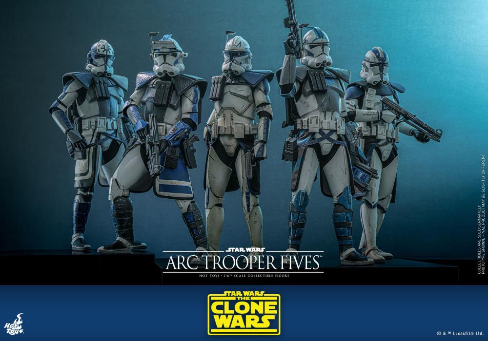 Star Wars: The Clone Wars TMS132 Arc Trooper Fives 1/6th Scale Collectible Figure Gallery Image 17