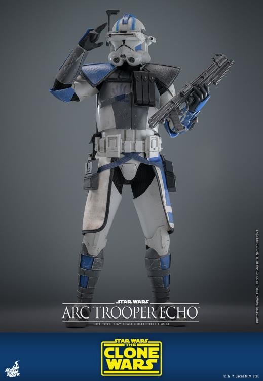 Star Wars: The Clone Wars TMS133 Arc Trooper Echo 1/6th Scale Collectible Figure Gallery Image 8