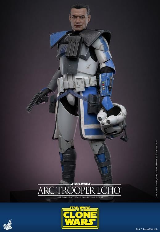 Star Wars: The Clone Wars TMS133 Arc Trooper Echo 1/6th Scale Collectible Figure Gallery Image 4