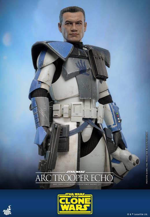 Star Wars: The Clone Wars TMS133 Arc Trooper Echo 1/6th Scale Collectible Figure Gallery Image 14