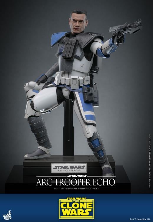 Star Wars: The Clone Wars TMS133 Arc Trooper Echo 1/6th Scale Collectible Figure Gallery Image 6