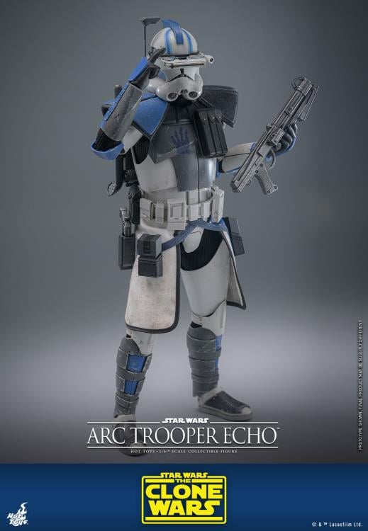 Star Wars: The Clone Wars TMS133 Arc Trooper Echo 1/6th Scale Collectible Figure Gallery Image 9