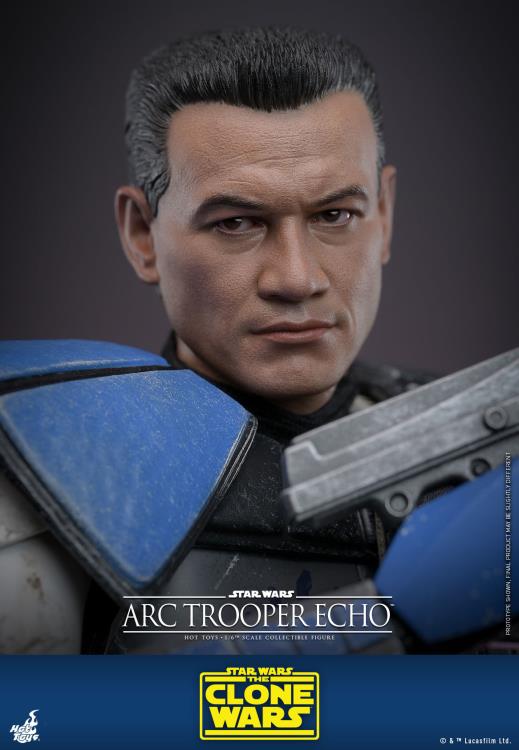Star Wars: The Clone Wars TMS133 Arc Trooper Echo 1/6th Scale Collectible Figure Gallery Image 12