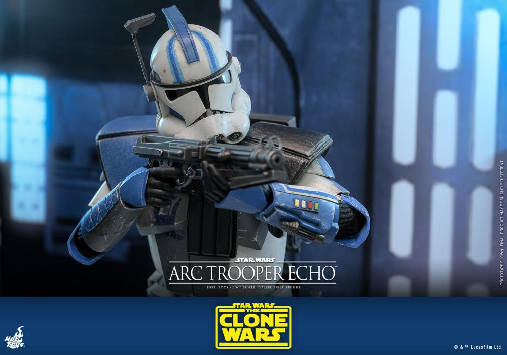 Star Wars: The Clone Wars TMS133 Arc Trooper Echo 1/6th Scale Collectible Figure Gallery Image 16