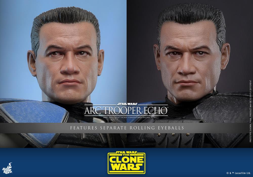 Star Wars: The Clone Wars TMS133 Arc Trooper Echo 1/6th Scale Collectible Figure Gallery Image 13