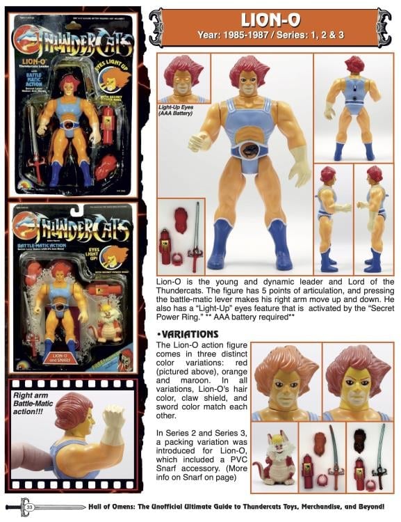 Hall of Omens: The Unofficial Ultimate Guide to Thundercats Toys and Beyond! Gallery Image 9