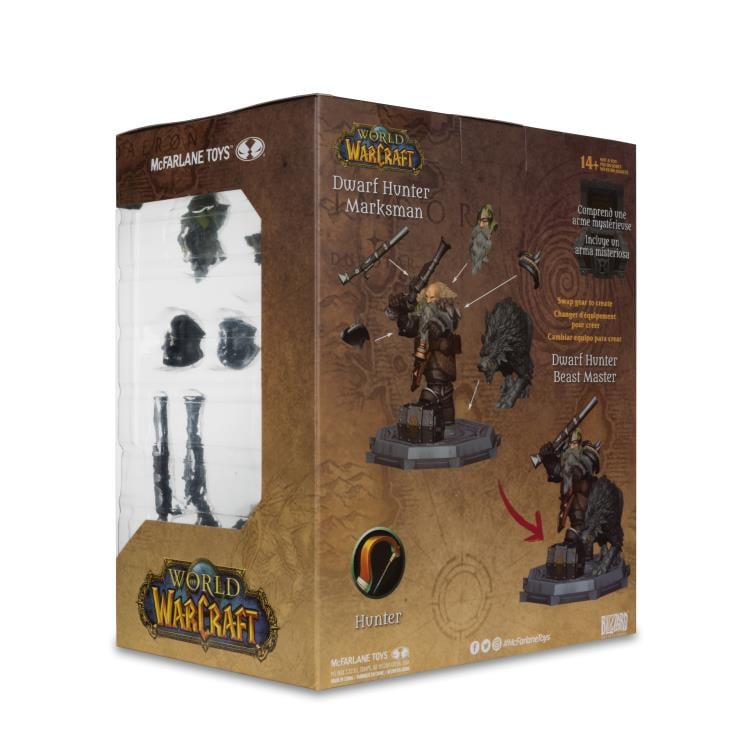 World of Warcraft Dwarf Hunter Beast Master & Marksman 1/12 Scale Figure Gallery Image 13