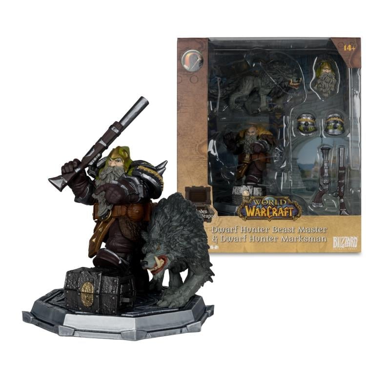 World of Warcraft Dwarf Hunter Beast Master & Marksman 1/12 Scale Figure Gallery Image 10