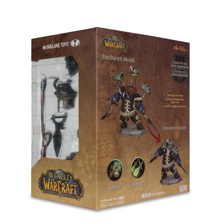 World of Warcraft Pandaren Monk & Rogue 1/12 Scale Figure Gallery Image 12