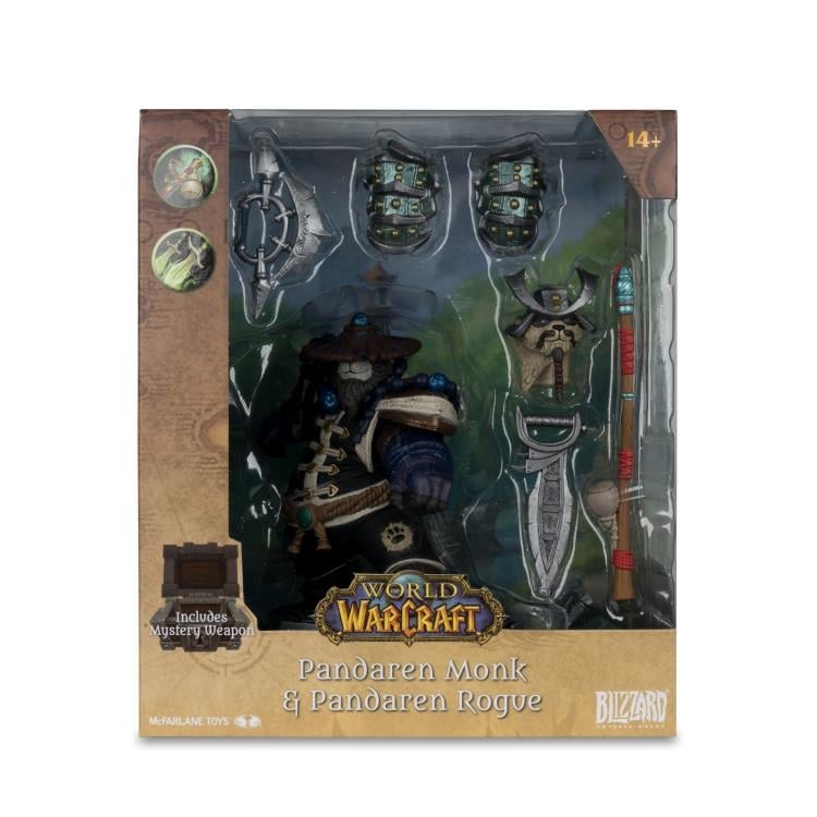 World of Warcraft Pandaren Monk & Rogue 1/12 Scale Figure Gallery Image 10