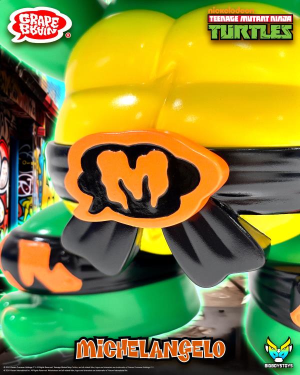 Teenage Mutant Ninja Turtles x Grape Brain Michelangelo Figure