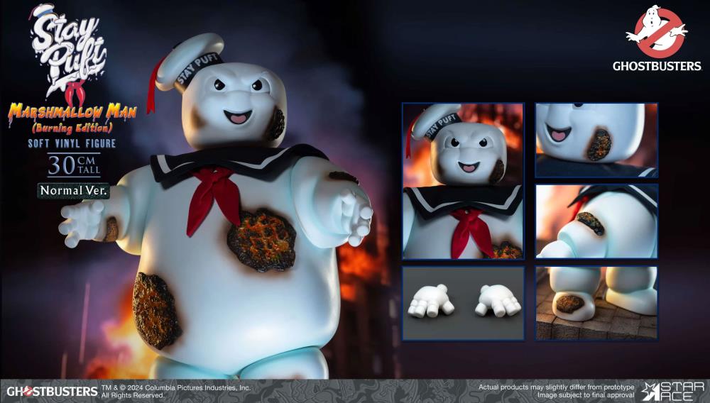 Ghostbusters Stay Puft Marshmallow Man (Burning Edition Normal Ver.) Soft Vinyl Figure Gallery Image 6