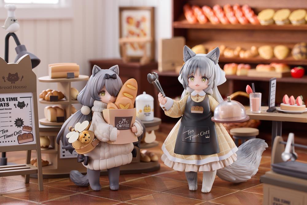 Decorated Life Collection Tea Time Cats Vol. 4 Cat Town Bakery Staff & Customer Set Gallery Image 3