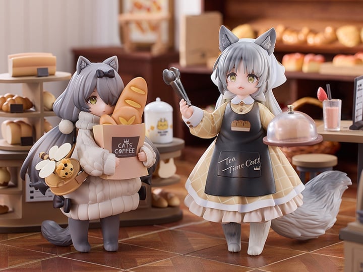 Decorated Life Collection Tea Time Cats Vol. 4 Cat Town Bakery Staff & Customer Set Gallery Image 1