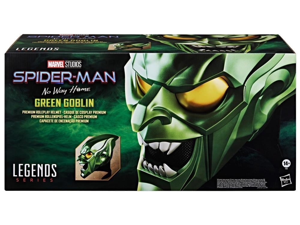 Spider-Man: No Way Home Marvel Legends Green Goblin 1:1 Scale Wearable Helmet Gallery Image 23
