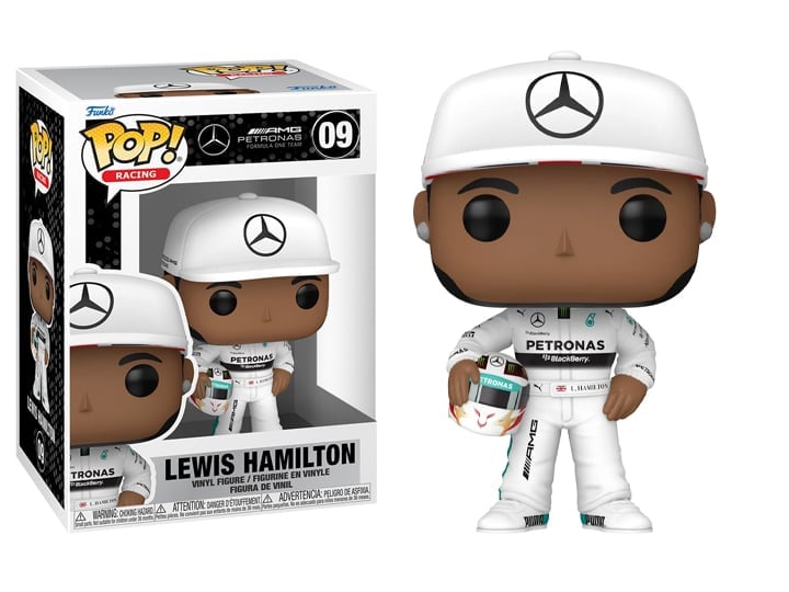 Pop! Racing: Formula 1 - Lewis Hamilton (White Racing Outfit Ver.) Gallery Image 1