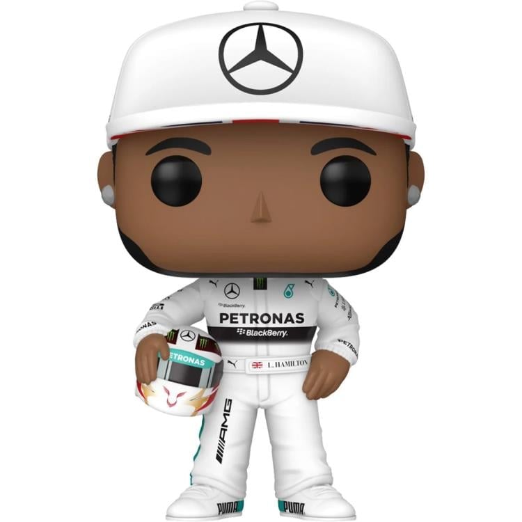 Pop! Racing: Formula 1 - Lewis Hamilton (White Racing Outfit Ver.) Gallery Image 3