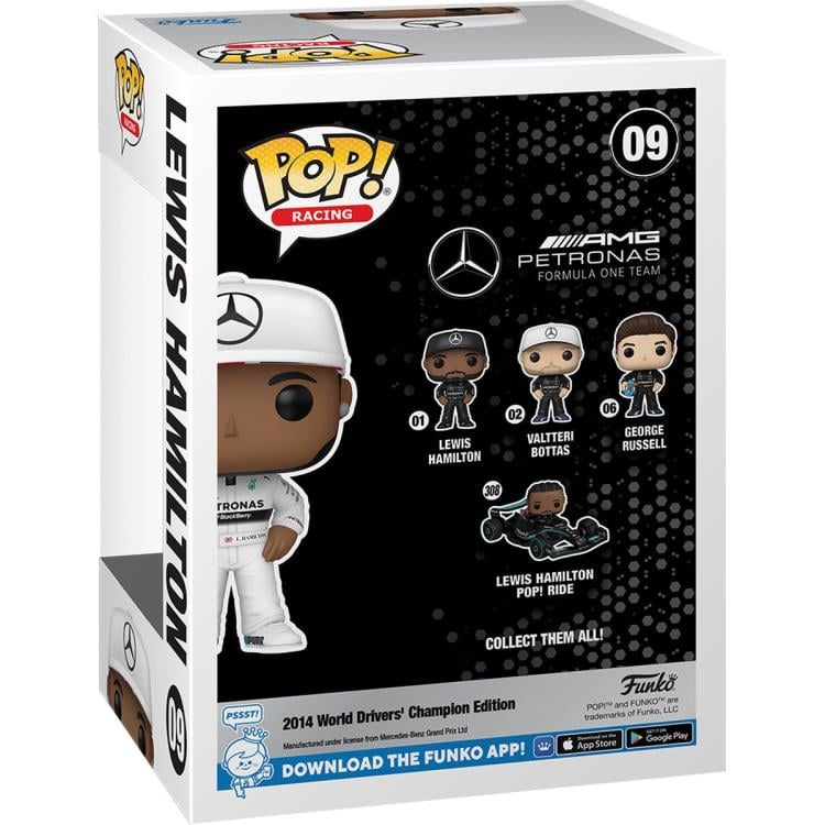 Pop! Racing: Formula 1 - Lewis Hamilton (White Racing Outfit Ver.) Gallery Image 5