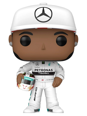 Pop! Racing: Formula 1 - Lewis Hamilton (White Racing Outfit Ver.) Gallery Image 2