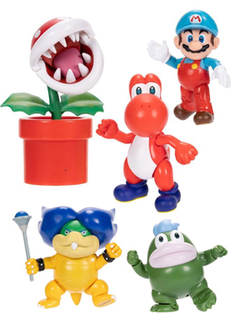 World of Nintendo 4-Inch Scale Wave 37 Set of 5 Figures Gallery Image 2