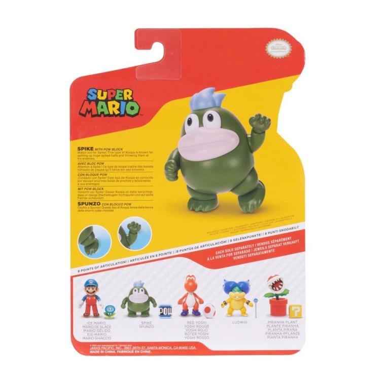 World of Nintendo Spike with Block 4-Inch Scale Figure Gallery Image 7
