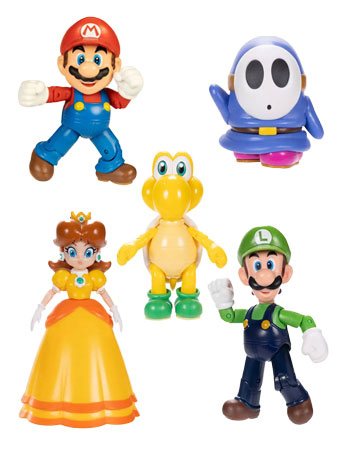 World of Nintendo 4-Inch Scale Wave 38 Set of 5 Figures Gallery Image 2