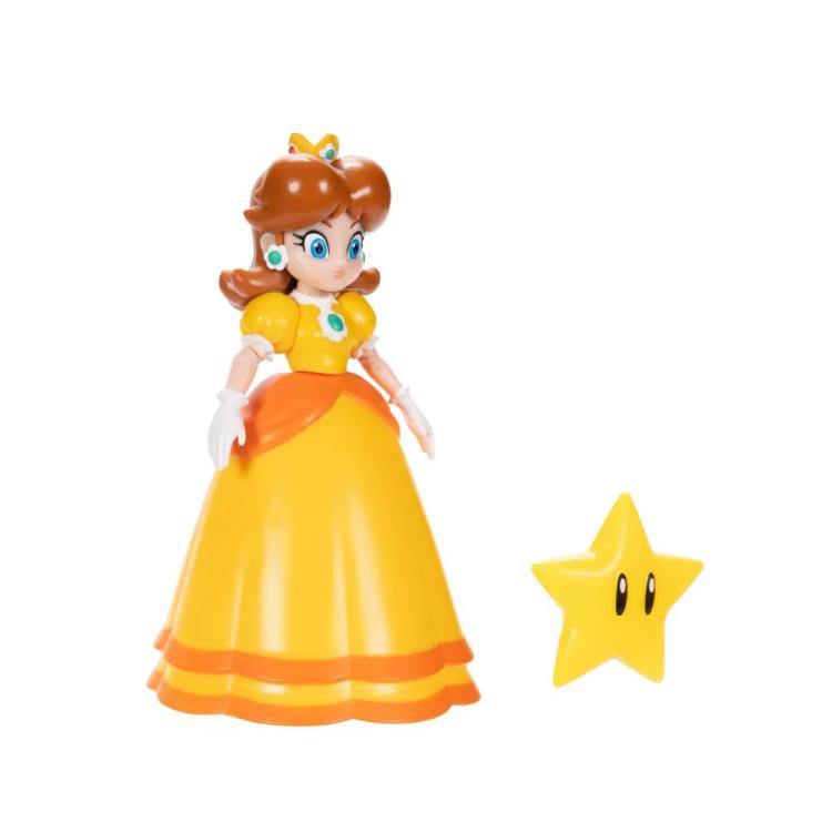 World of Nintendo Daisy with Super Star 4-Inch Scale Figure Gallery Image 3
